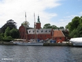 Halmstads slott, von der Strandgatan aus