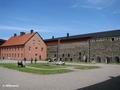 Carlstens Fästning, Grosser Burghof mit Kommandantenhaus