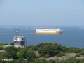 RoRofähre auf dem Weg in Hakefjord, Lotsutkiken